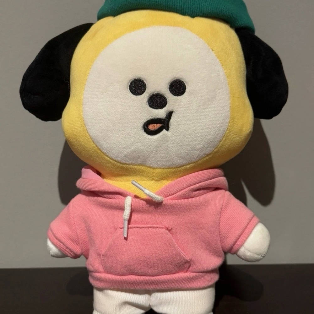 BT21 Line Friends CHIMMY Character  CHIMMY Street Mood Standing Doll Plush BTS